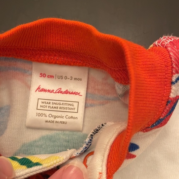 Hanna Andersson Baby Zip Sleeper 0-3 months VGUC - Picture 3 of 3